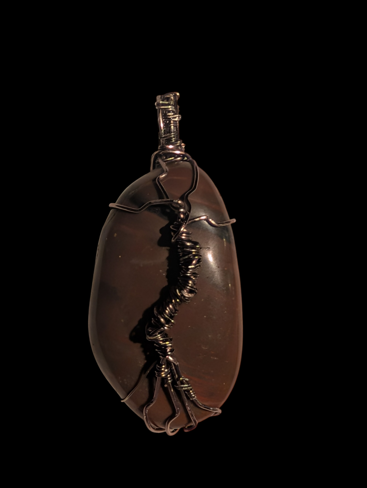 Red Jasper Tree Pendant