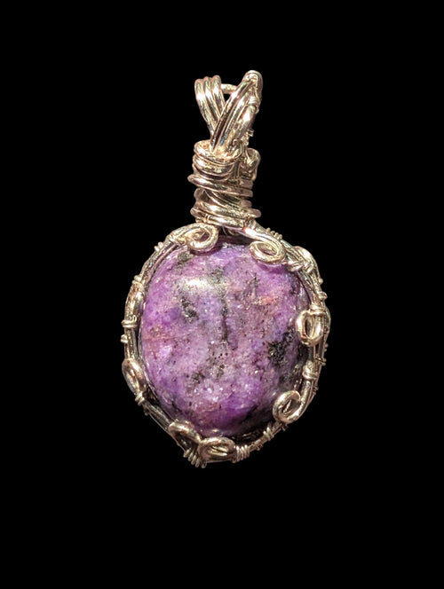 Charoite Swirl Pendant