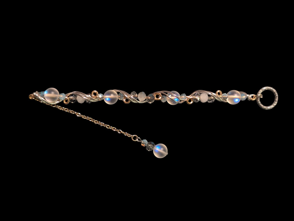 Quartz Wire-Wrapped Bracelet