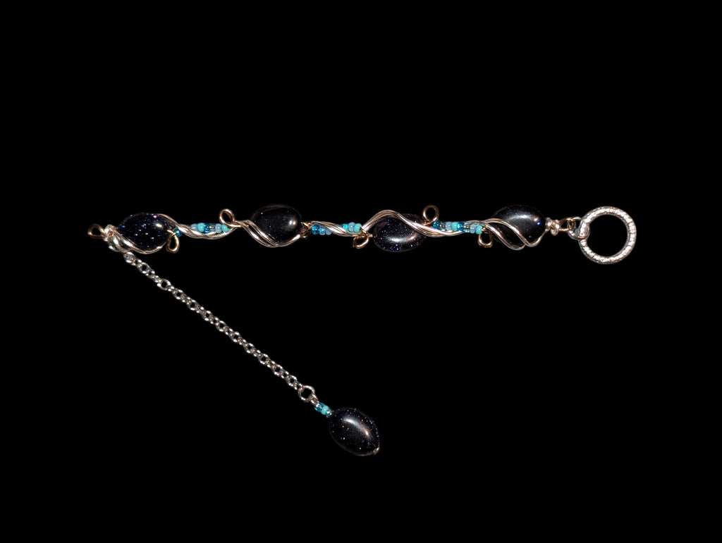 Star Stone Wire-Wrapped Bracelet