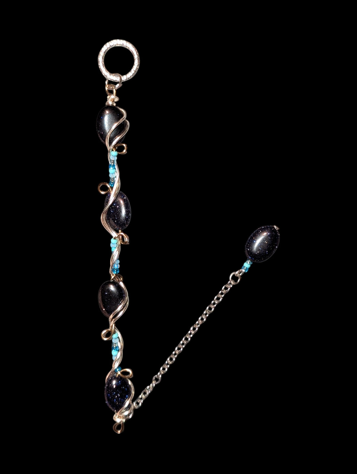 Star Stone Wire-Wrapped Bracelet