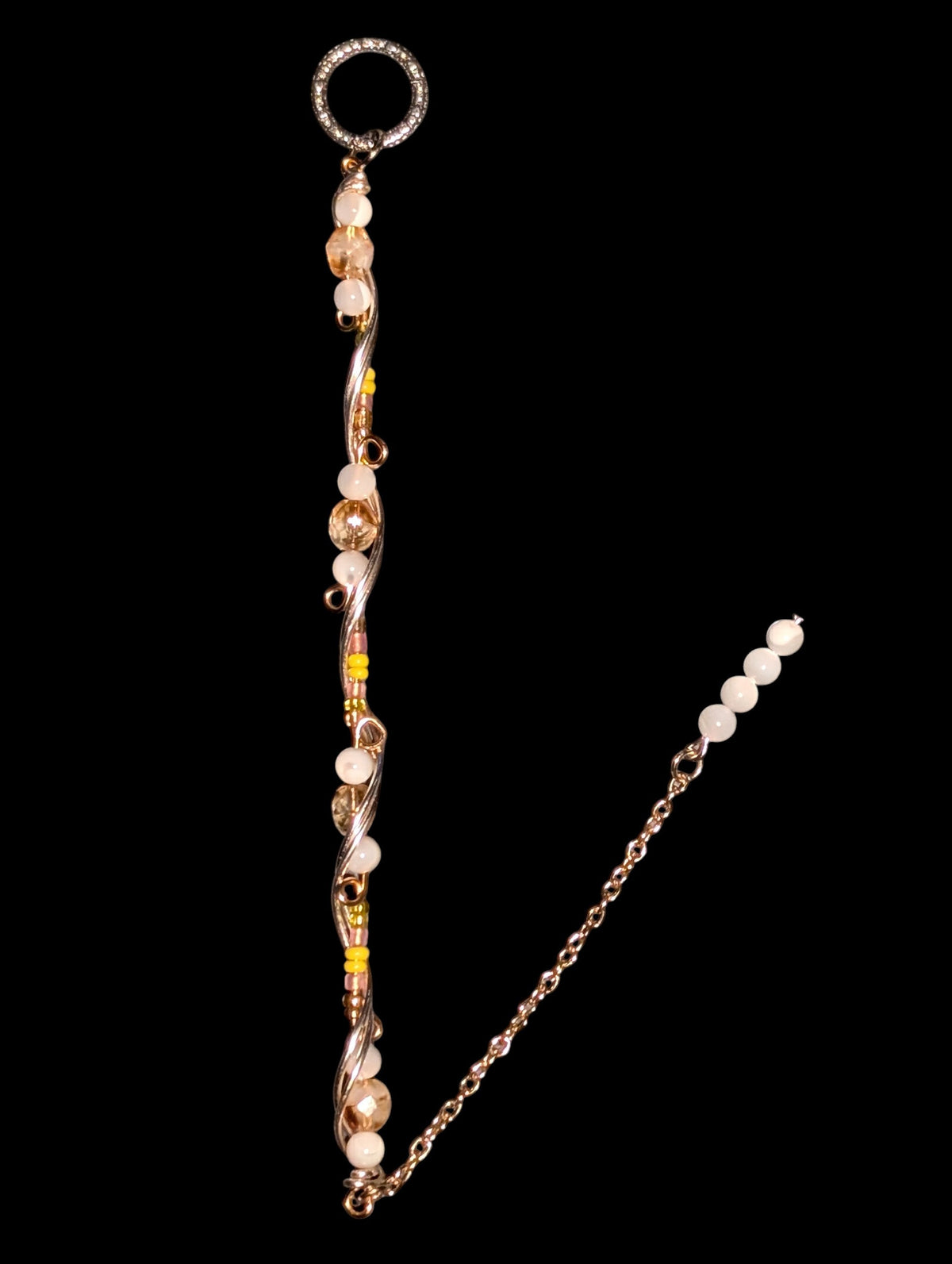Citrine Wire-Wrapped Bracelet